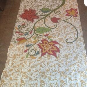 Two Pier 1 Elegant Cotton Curtain Panels